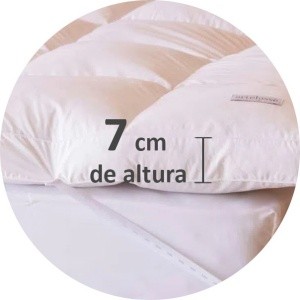 pillow top solteiro casal queen king artelasse pluma touch 7cm 2200 gramas 4 7 cm de altura
